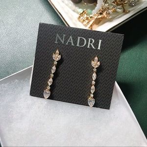 Nadri Liv Linear Drop Earrings - NEW